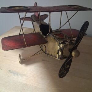 Vintage Tin  World War Il Airplane